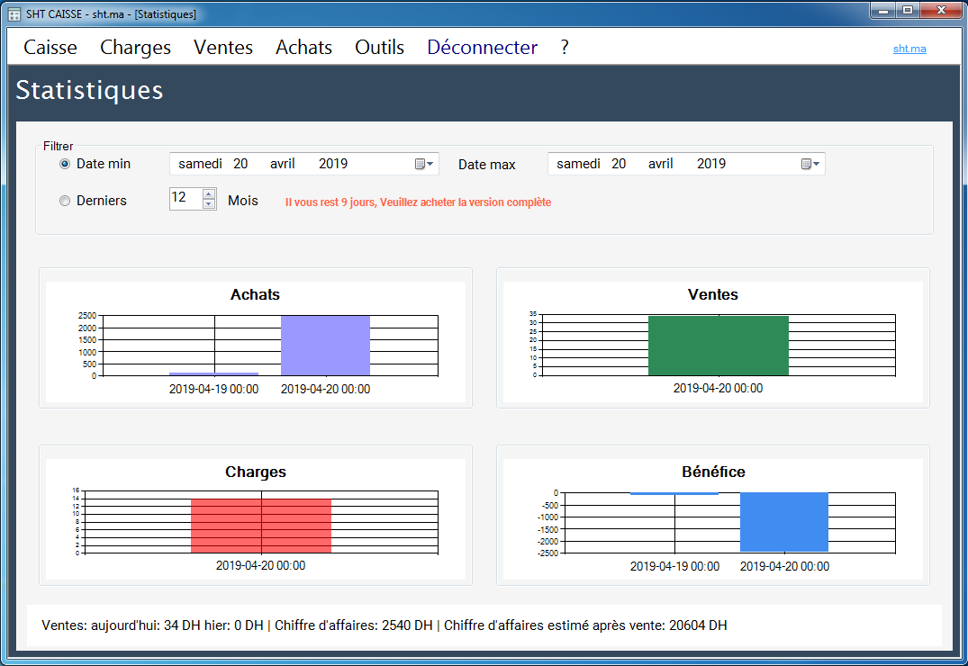 Logiciel de caisse tactile