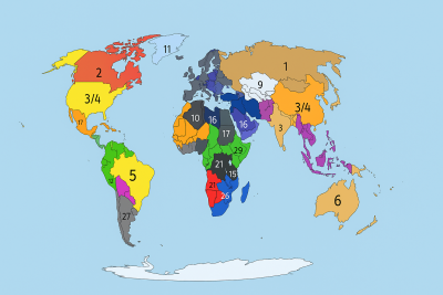 AI world map so real not like lie map of mercator projection