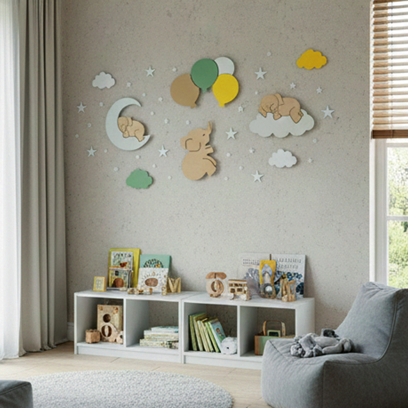 👶🌙 ديكور جميل للأطفال – نوم هادئ في سماء حالمة