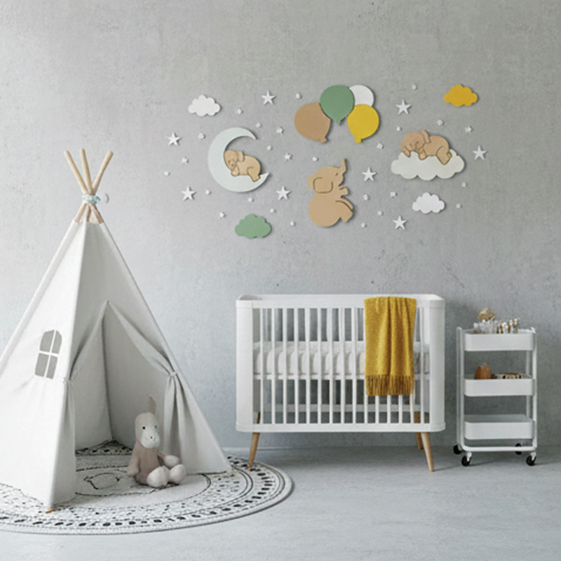 👶🌙 ديكور جميل للأطفال – نوم هادئ في سماء حالمة