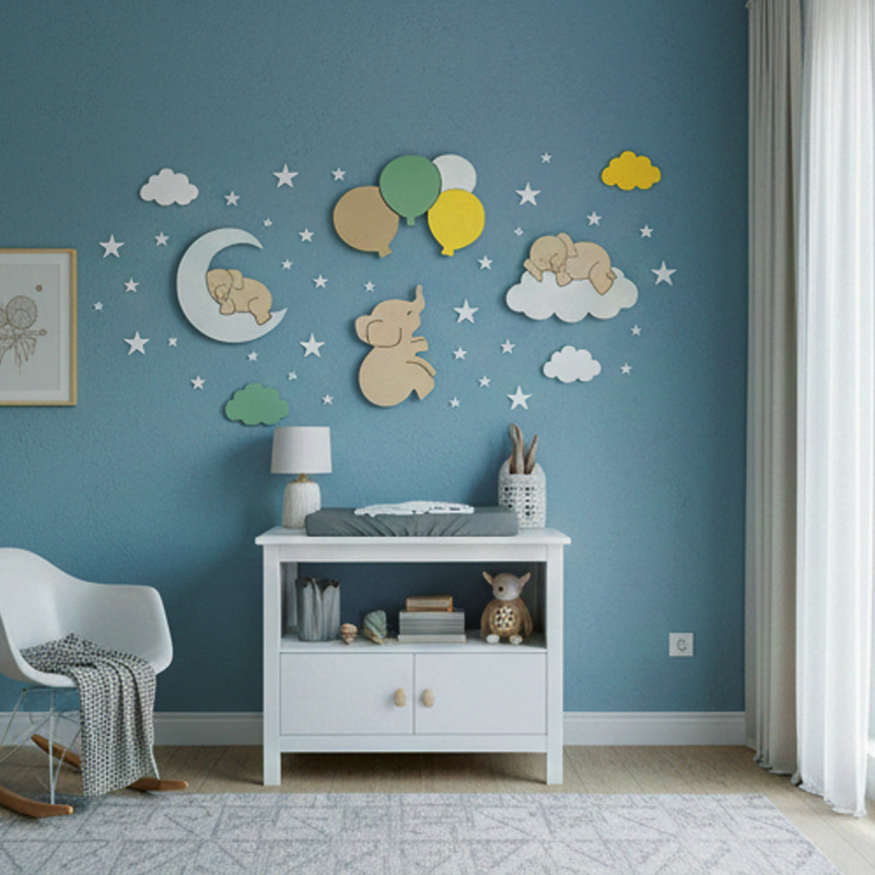 👶🌙 ديكور جميل للأطفال – نوم هادئ في سماء حالمة