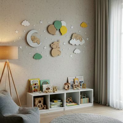 👶🌙 ديكور جميل للأطفال – نوم هادئ في سماء حالمة