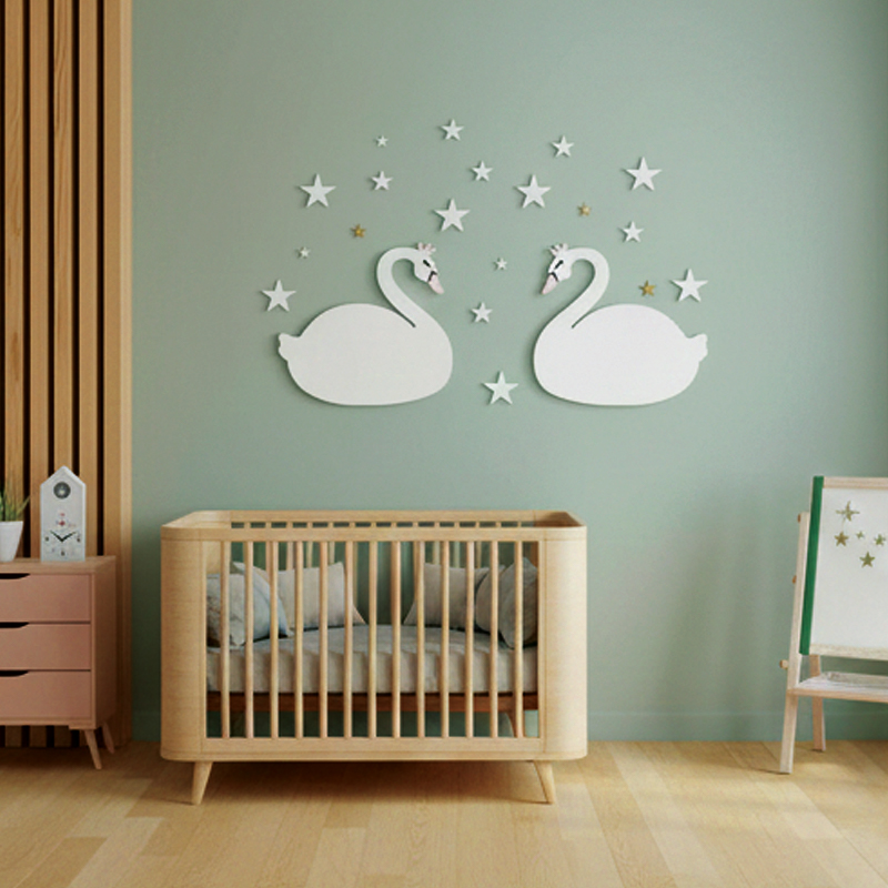 🦢 أناقة البطات الملكية والنجوم المتلألئة