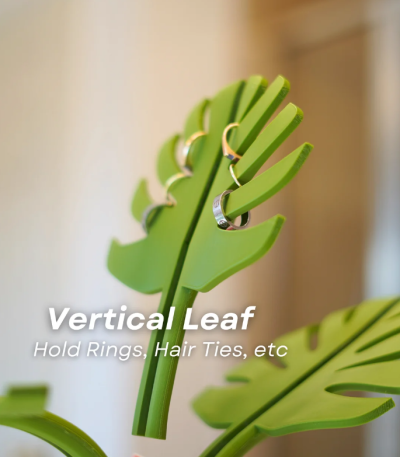 Mirror Monstera - Bathroom Organizer that Mounts to the Mirror