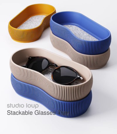 Stackable Glasses Tray