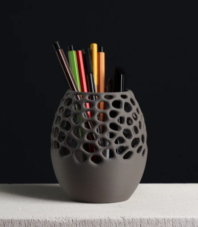 Voronoi Pencil Holder Cup, Office Desk Organizer