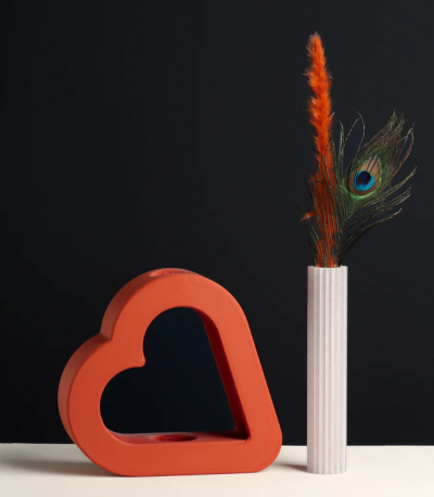 3D Printable Heart Vase