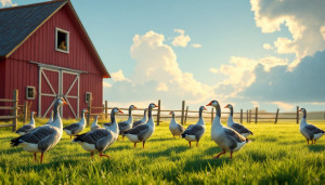 Les oies, gardiennes inattendues des fermes