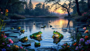 À la découverte des chants de grenouilles : où et quand les écouter ?