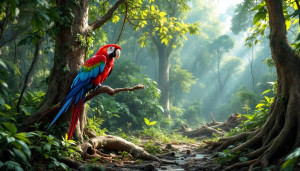 Où voir l'ara macao et les dangers de la déforestation sur sa reproduction