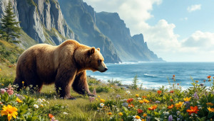 L'ours kodiak : un géant des ursidés à découvrir en Alaska