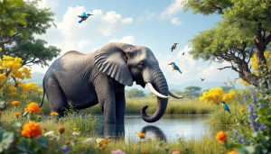 L'éléphant d'Afrique : gardien de la biodiversité en danger