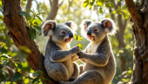 À la découverte des koalas en liberté : leurs habitats et habitudes alimentaires