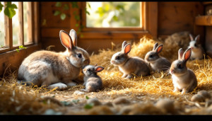 Séparer les lapereaux : les clé du sevrage progressif