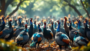 Distinguer les pintades sauvages et comprendre leur danse bruyante