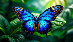 L'émerveillement des couleurs du papillon morpho et astuces photo