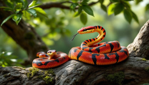 Démêler le vrai du faux : comprendre le serpent corail et ses doubles