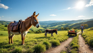 Quel âne choisir pour vos randonnées et travaux légers ?