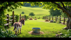 Aménager un espace de pâture pour son âne : conseils pour éviter l’embonpoint