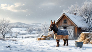 Confort hivernal des ânes : tondre ou pas ?