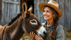 Pourquoi la confiance est essentielle entre l'âne et son soigneur