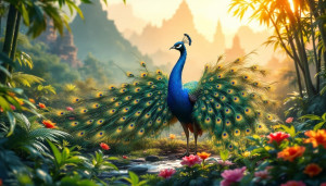 Les secrets de séduction du paon sauvage et ses habitats fascinants