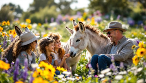 Médiation asine : ressources et initiatives pour enfants et personnes handicapées