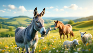 Cohabitation entre ânes, chevaux et moutons : les clés du succès