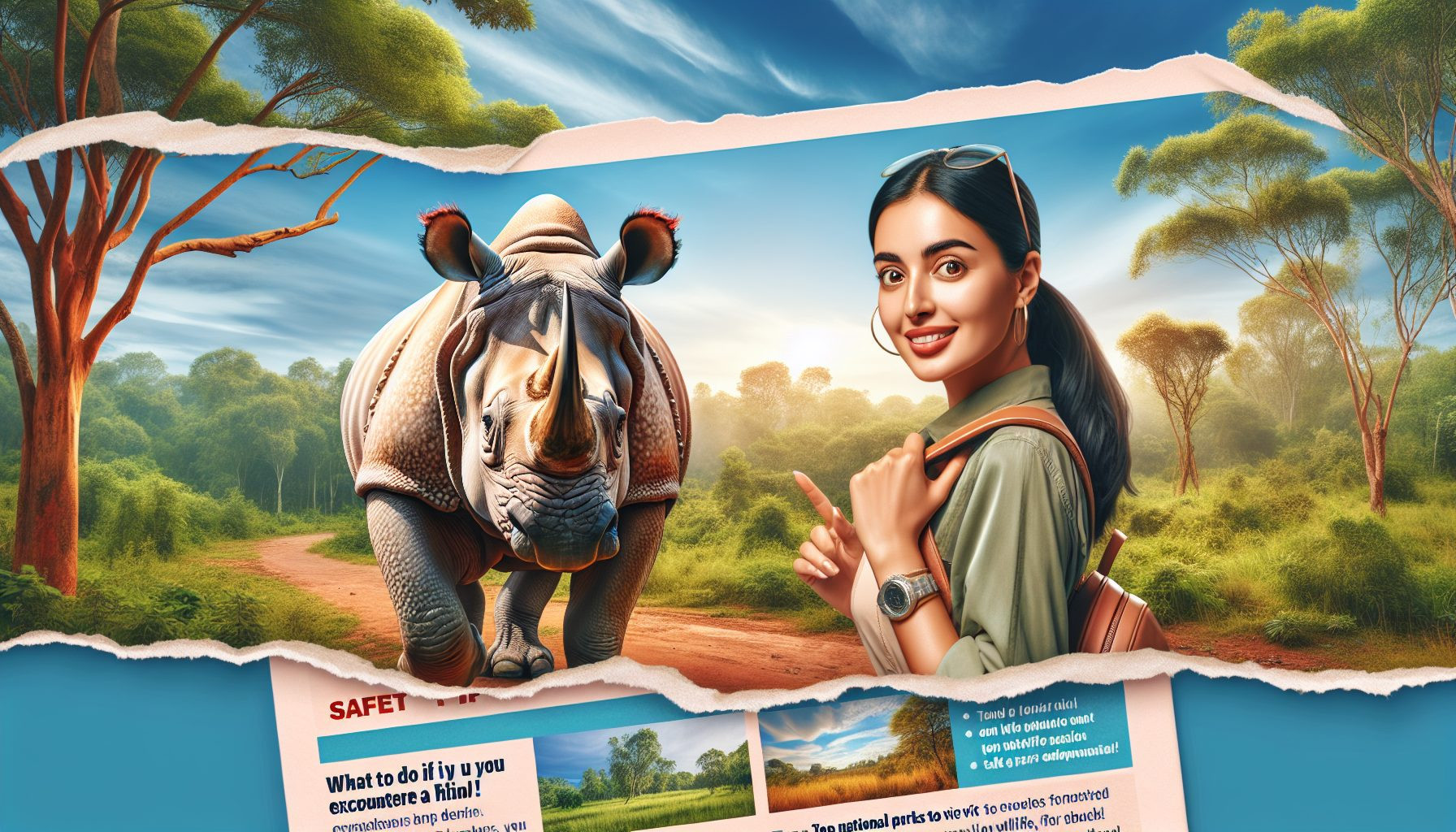 Survivre à la rencontre avec un rhinocéros : Guide des parcs nationaux à explorer