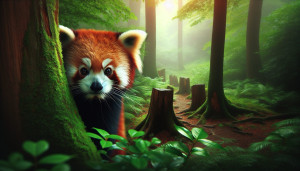 À la Recherche du Panda Roux : Habitat Menacé en Asie