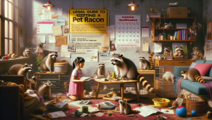 Raton-laveur apprivoisé : légalité et défis d'une cohabitation