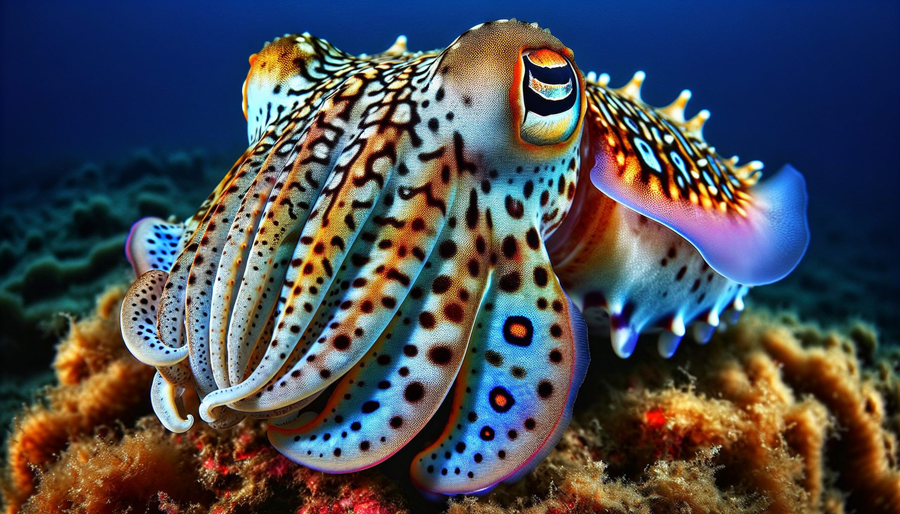 Les Secrets Éblouissants de la Seiche : Camouflage et Communication Instantanés
