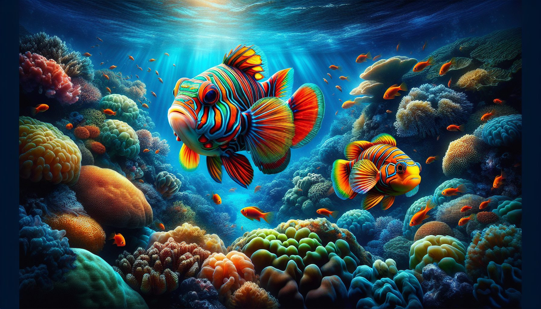 Poisson-mandarin : Décryptage des sexes et meilleures plongées