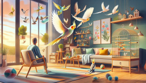 Sécuriser le Vol : Créez un Haven pour Votre Perruche Calopsitte