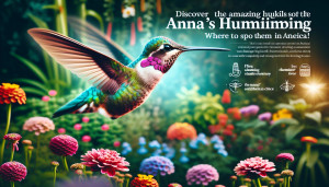 Colibri d'Anna : Vol Stationnaire et Habitat Américain