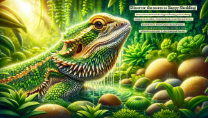 Pogona Vitticeps : Les Secrets d'un Bain Tiède pour une Mue Réussie