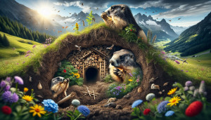 Marmottes : Secrets de leurs terriers et de l'hibernation