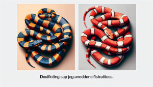 Serpent-roi vs Serpent corail : Démêler la confusion