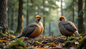 Mystères du Nid : La Gélinotte Huppée et ses Régions Boréales
