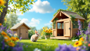 Guide pratique : Choisir l'enclos idéal pour le bien-être de votre lapin en extérieur
