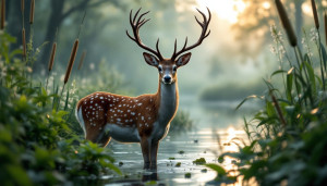 À la Découverte du Sika Aquatique : Zones Humides et Morphologie