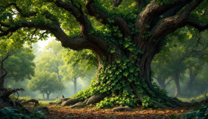 Quand le lierre s'installe : comprendre son invasion nuisible sur les arbres