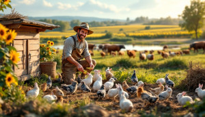 Boostez vos revenus : l'élevage de cailles et de lapins en ferme polyvalente