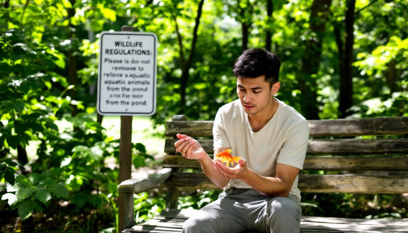 Où relâcher un poisson rouge : Guide pratique et réglementations