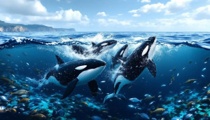 Orques en action : Stratégies de chasse et lieux d'observation en groupe