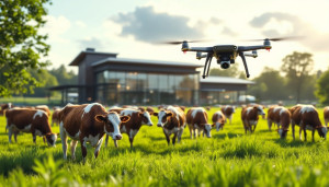 Révolution numérique : Gérer votre troupeau de vaches avec drones et capteurs connectés