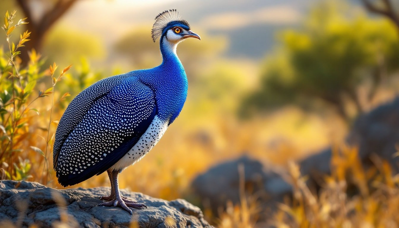 Mystères de la Pintade Vulturine : Nids et Chants Distinctifs