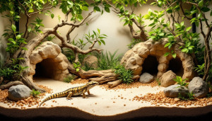 Aménagez le terrarium idéal : le secret du bien-être du gecko léopard