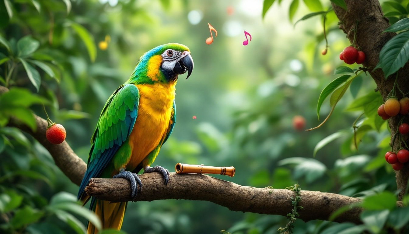 Secrets d'apprentissage : Quand un perroquet amazone se met à parler et chanter