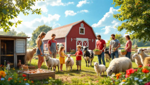 Explorez l'Agritourisme : Vivre l'Aventure des Animaux de la Ferme